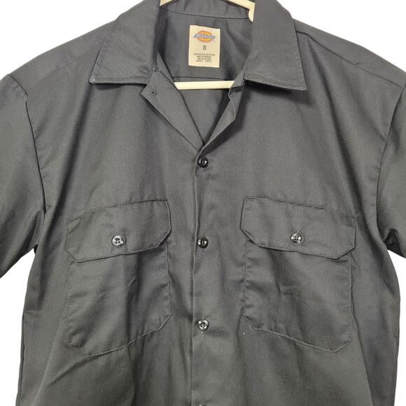 Dickies Men's Black Short Sleeve Work Shirt and Skinny Straight Pants Size Small - Picture 2 of 11